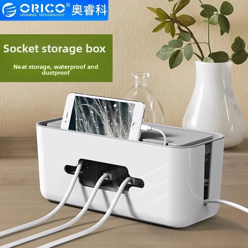 Orico Cmb Extension Lead Storage Box Cable Organizer Desktop Power Cord Management Tray Socket Storage Container Aimak Store