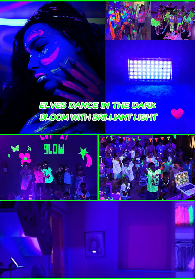 LED UV USB FloodLight 50W 100W 150W Disco Party LED USB Stage Blacklight AC 220V Ultraviolet Fluorescent Stage Lamp Floodlight Aimak Store