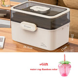 Household Medicine Box Large-capacity Medicine Multi-layer Sorting Storage Box Portable Storage Box for Groceries Aimak Store