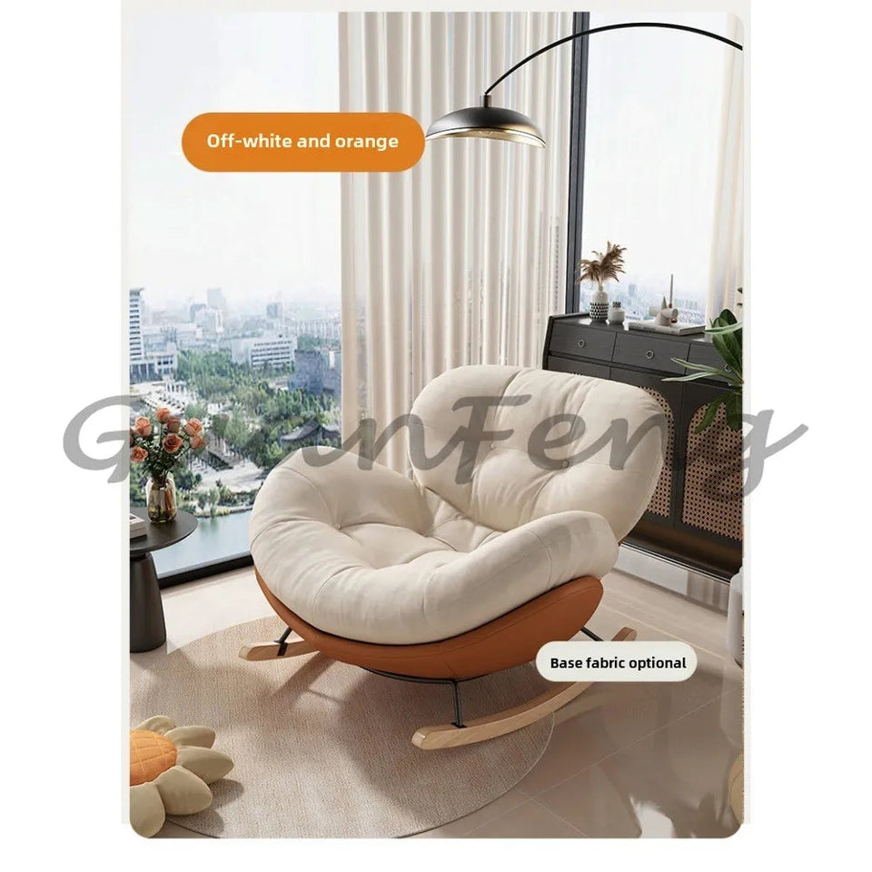 Ergonomic Lazy Reading Chairs, Living Room Chairs, Lounge Rocking, Nordic Girl Chairs, Luxury Modern Throne, Home Furniture Aimak Store