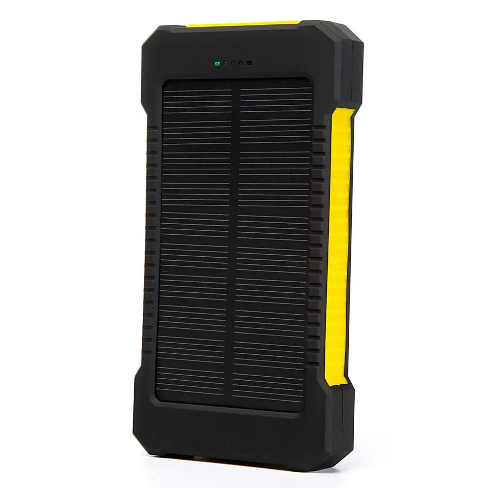 20000mah Portable Solar Power Bank Waterproof External Battery Backup Powerbank 20000 mah Phone Battery Charger LED Pover Ban Aimak Store