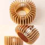 Gold Hollow Aluminum Alloy Teapot Warmer Coffee Pots Candle Base Heater Stove Household Glass Teapot Tea Stove Milk Warmer Stand Aimak Store