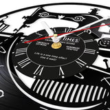 Sewing Machine Customization Vinyl Record Wall Clock Quilting Room Decoration Logo Personalized Tailor Name Clock Tailor Gift Aimak Store