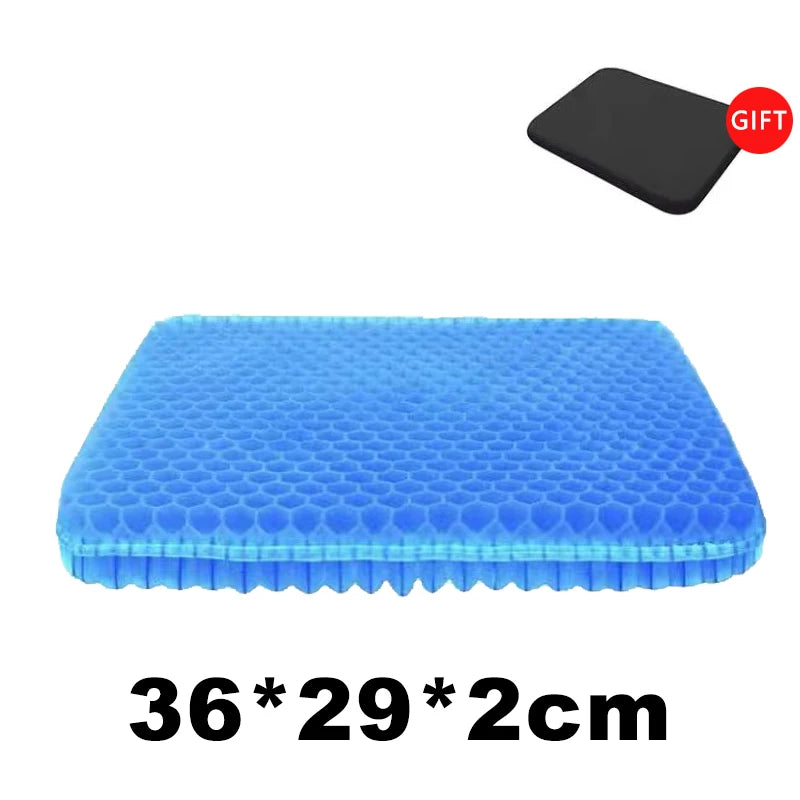 Car Seat Cushion Breathable Cool Gel Cooling Pad Universal Car Honeycomb Butt Pad Car Home Office Chair Cushion Aimak Store