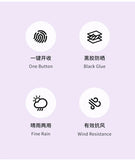 Umbrella Fully Automatic Men's Reinforced Women's Sunshade Umbrella, Rain and Rain Dual Use Umbrella, UV Protection Aimak Store