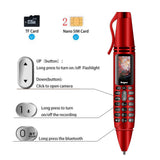 UNIWA AK007 2G Mini Pen Phone Dual Nano SIM Cellphone 0.96" 550mAh Mobile Phone Bluetooth Dialer 0.08MP Camera Voice Recorder Aimak Store