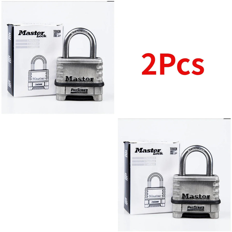 1/2Pcs Master Lock ProSeries Stainless Steel Anti-theft Waterproof Padlock Home Dormitory Outdoor Password Lock 1174 Aimak Store