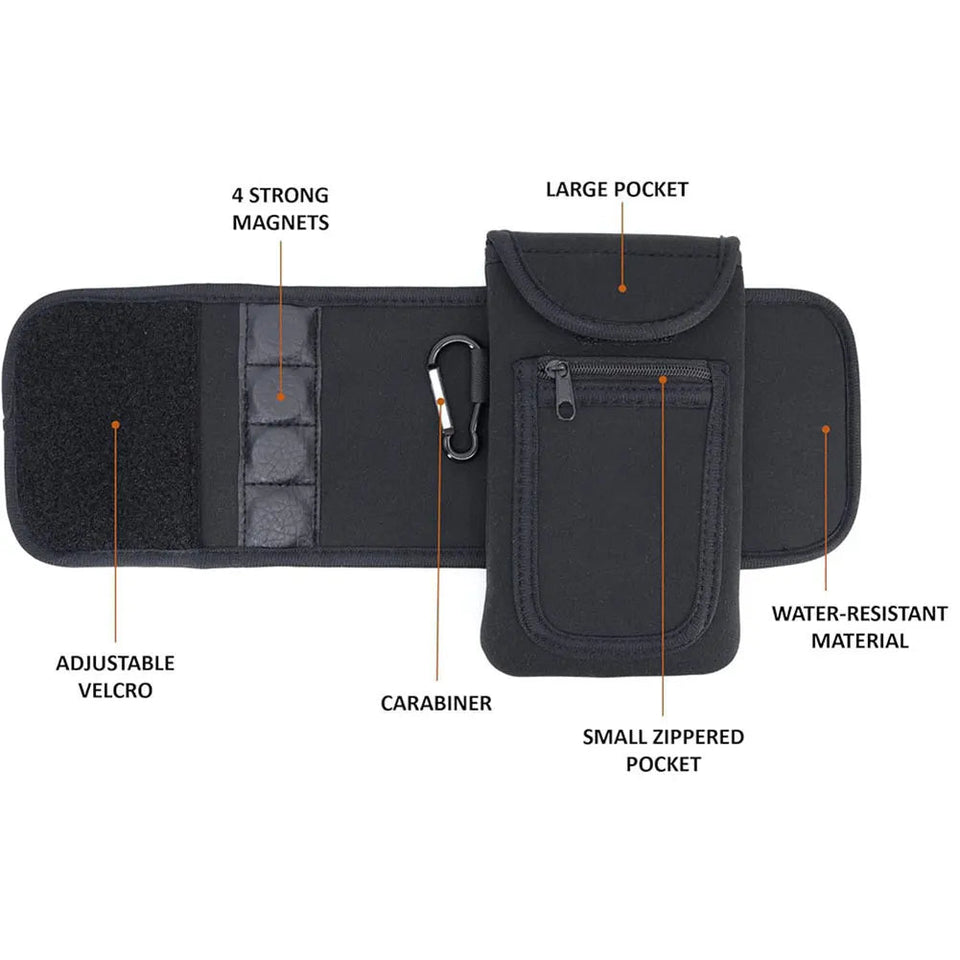 Magnetic Water Bottle Sleeve Pouch Magnetic Water Bottle Holder Gym Bag Magnetic Holder for Gym Office & Travel Aimak Store