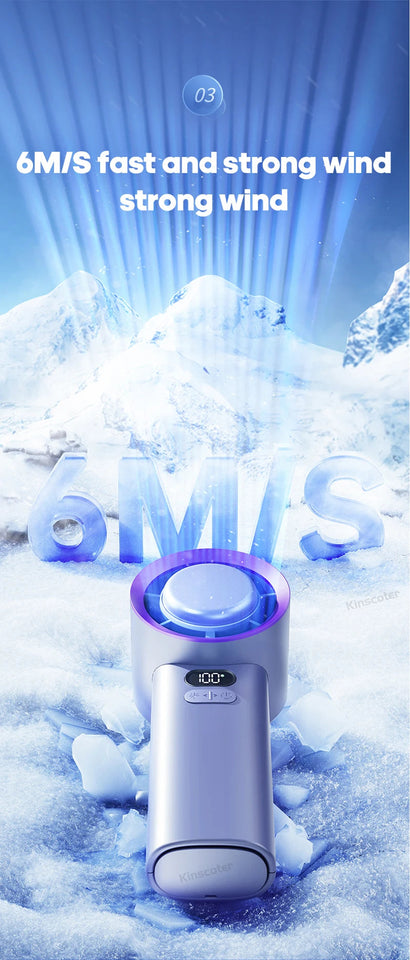KINSCOTER Portable Handheld Turbo Fan 100 Wind Speeds Adjustable Mini Personal Fan Battery Operated Electric Eyelash Fan Aimak Store