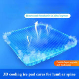 Gel Seat Cushion Summer Breathable Honeycomb Design For Pressure Relief Back Tailbone Pain Aimak Store
