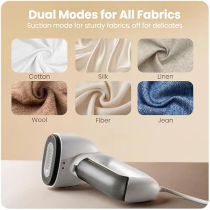 Magic 1 Vacuum Steamer, Handheld Travel Garment Steamer for Clothes, 2300Pa Suction for Clothes Grips, Steamer Iron 2 In 1, Rea