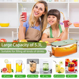 Large Cold Kettle Refrigerator With Faucet Lemonade Bottle Drinkware Kettle Pot Beverage Dispenser Home Cool Water Jug Bucket Aimak Store