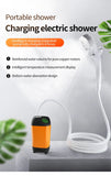 Outdoor Camping Shower IPX7 Waterproof with Digital Display Portable Electric Shower Pump for Hiking Travel Beach Pet Watering Aimak Store