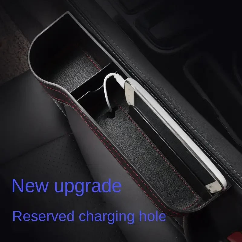 Car Seat Crevice Storage Box Seat Gap Slit Pocket Catcher Organizer Universal Car Seat Organizer Card Phone Key Holder Pocket Aimak Store