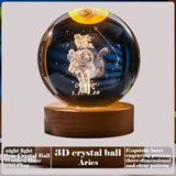 3D Crystal Ball Creative Valentine's Day Mother's Day Gift Rose Love Cloud Crystal Room Desktop Decoration Boy Girl Gifts Aimak Store