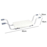 Bath Chair Aluminum Alloy Width Adjustable Bathtub Seat Non-Slip Bathtub Rack Shower Chair for Bathroom Accessories 82x30x18cm Aimak Store