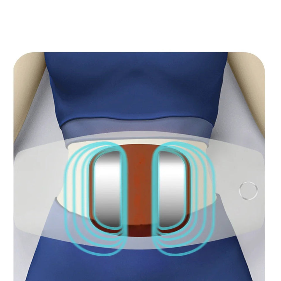 Ergonomic Electric Lumbar Traction Massager Adjustable Vibration Waist Spine Support Back Massage Machine Inflatable Stretcher Aimak Store