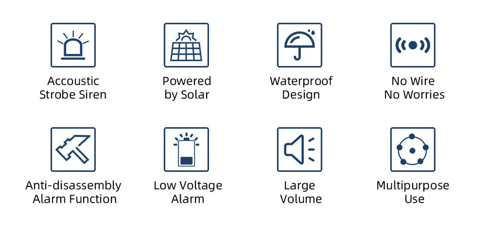 433MHZ Wireless Solar SIren Sound Light Flash Alarm Outdoor Alarm Horn for PGST GSM Home Security Alarm System Aimak Store