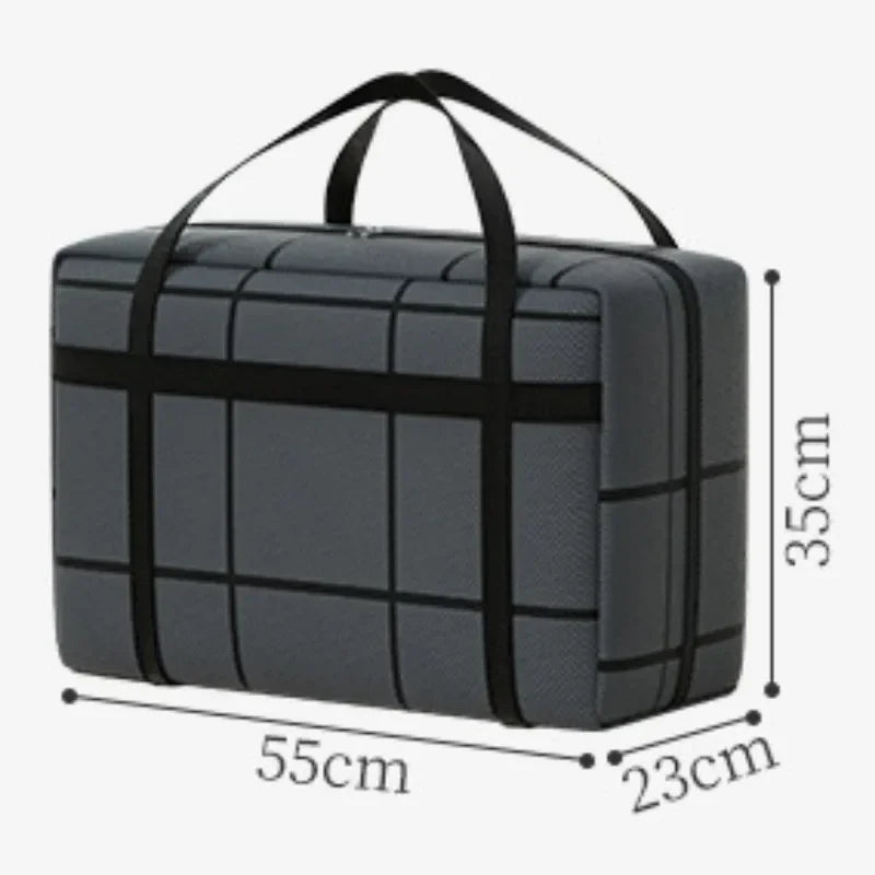 Clothing and Quilt Bag Thickening and Widening Strong Load Bearing Capacity Storage Bag Big Opening Non Woven Fabric Packing Bag Aimak Store