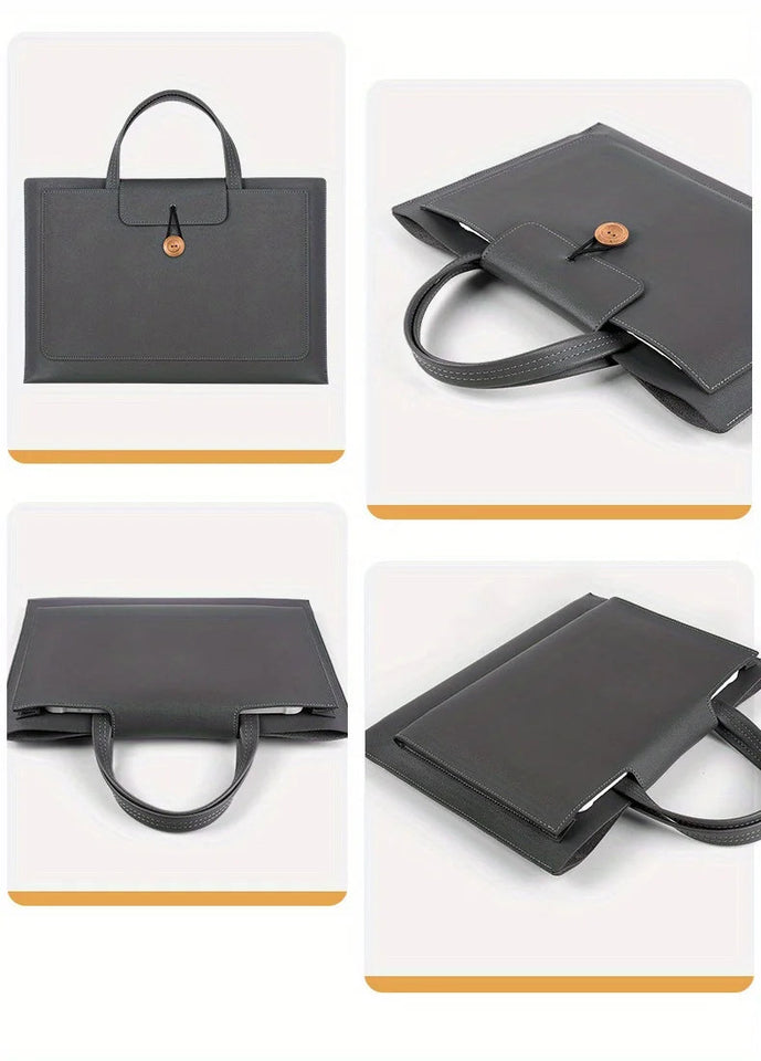 Lightweight Laptop Bag/Business Bag Briefcase, Large Capacity Storage Bag ,Applicable MacBook Air 13 Pro 14 16 Huawei 15.6 Inch Aimak Store