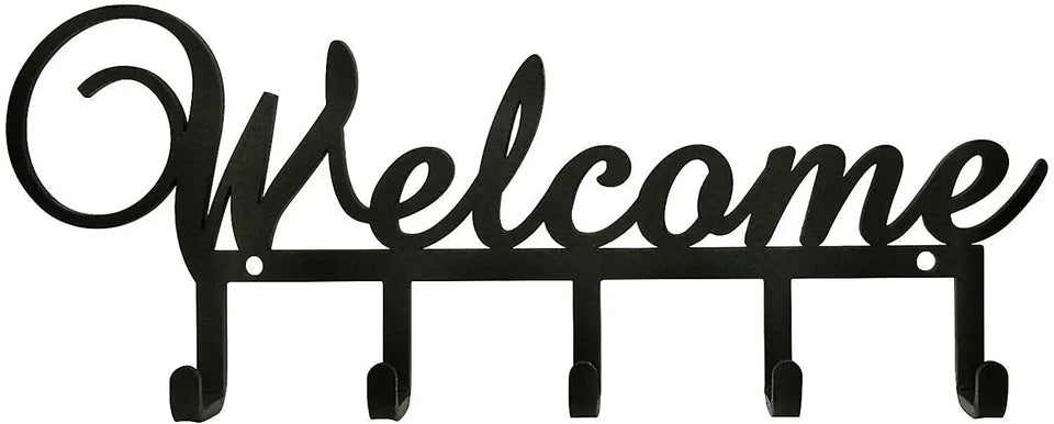 1pc Key Holder for Wall Key Hooks Premium Metal Rack with 5 Hooks for Home Decor for Living Room/Home Decoration Aimak Store