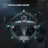 Remote Control Helicopter Drone 480P Camera Fighter UAV Land Air Mode Aircraft Brushless RC Drones for Children Kids Plane Toys Aimak Store