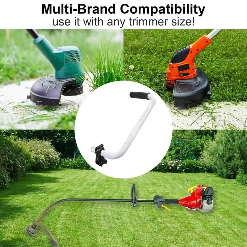 Ergonomic Weed Eater Handle Extension Weed Trimmer Grip Lawn Mower Auxiliary Handle Adjustable Mower Assist Extension Grip Aimak Store