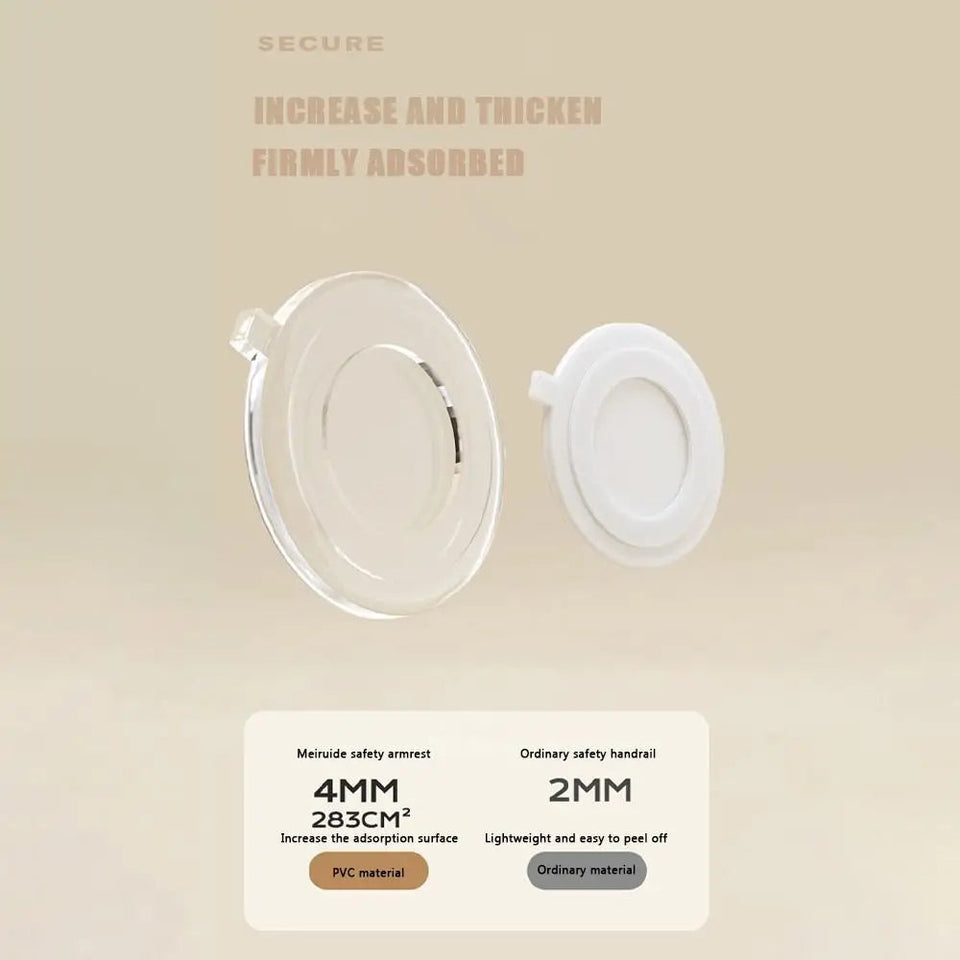 Fashion Anti Slip Hand Grips Shower Tub Grab Handle Safety Bathroom Aid Bath Hardware Safe Handle Handrail Grip Rail Aimak Store