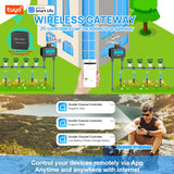 1PCS Tuya Smart Sprinkler Timer ,Dual Bluetooth Garden Hose Watering System, Outdoor Water Timer for Garden Hoses,Programmable Aimak Store