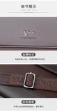 Square Side Crossbody Bag Document Leather Executives Briefcases for Men Designer Business Tote Bag Wallet Shoulder Handbag Aimak Store