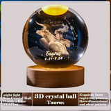 3D Crystal Ball Creative Valentine's Day Mother's Day Gift Rose Love Cloud Crystal Room Desktop Decoration Boy Girl Gifts Aimak Store