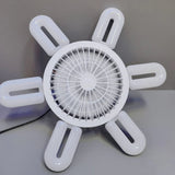 E27 Silent Ceiling Fan Light Ceiling Fan Light Bulb 3 Speed Adjustable 60W Remote Control Electric Fan Chandelier Eye Protection Aimak Store