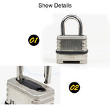 1/2Pcs Master Lock ProSeries Stainless Steel Anti-theft Waterproof Padlock Home Dormitory Outdoor Password Lock 1174 Aimak Store