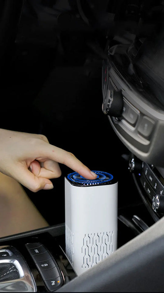 MINI HEPA Air Purifier Remove Smoke Odor Formaldehyde Negative Ion Air Cleaner for Car Bedroom Aromatherapy Purification Aimak Store