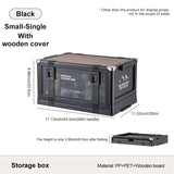 UFORU Outdoor camping storage box Car trunk organizer Car multilayer thickened with cover picnic storage folding box Aimak Store