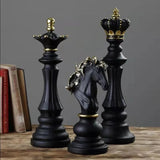 Chess Pieces Statue Resin King Queen Figure For Interior Home Living Room Office Sculpture Study Decoration Piece Ornament Aimak Store
