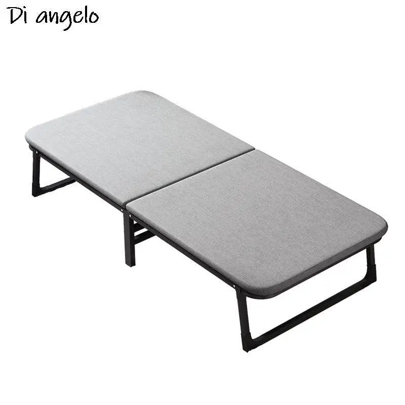 Upholstered Folding Bed Office Lunch Break Sheet People Home Nap Bed Dormitory Simple Bed Reinforcement Escort Hard Board Bed Aimak Store