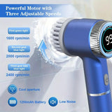5 in 1 Electric Cleaning Brush Multifunctional Kitchen Bathroom Toilet Portable Powerful Clean Brush 5 Brush Heads LED Display Aimak Store