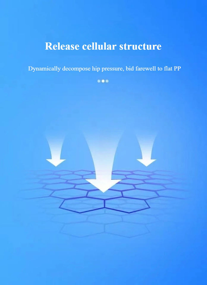 Gel Seat Cushion Summer Breathable Honeycomb Design For Pressure Relief Back Tailbone Pain Aimak Store