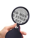 10X Mini Pocket Folding Magnifier High Quality Glass Lens Portable Jewelry Magnifier Old Man Reading HD Glasses Magnifier Aimak Store
