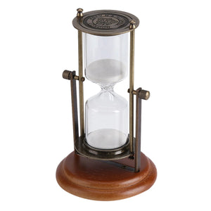 15 Minutes Metal Rotating Sand Glass Timer Clock Hourglass Table Ornament Home Decor Gift Aimak Store