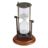 15 Minutes Metal Rotating Sand Glass Timer Clock Hourglass Table Ornament Home Decor Gift Aimak Store