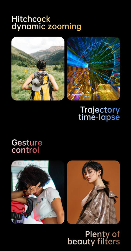 AOCHUAN Smart XE 3-Axis Handheld Gimbal Stabilizer for Smartphone iPhone Android Face Tracking Tiktok Vlog Live Streaming Aimak Store