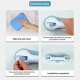 Bathroom Suction Cup Shower Handle Safety Anti Slip Handrail Support Bar For Elderly Bath Shower Accessories Grab Bar Aimak Store
