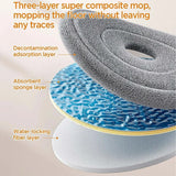 Joybos Clean Dirty Separation 360 Spin Mop Bucket Set and Wringer with Three Types Mop Heads mops clean floor Aimak Store