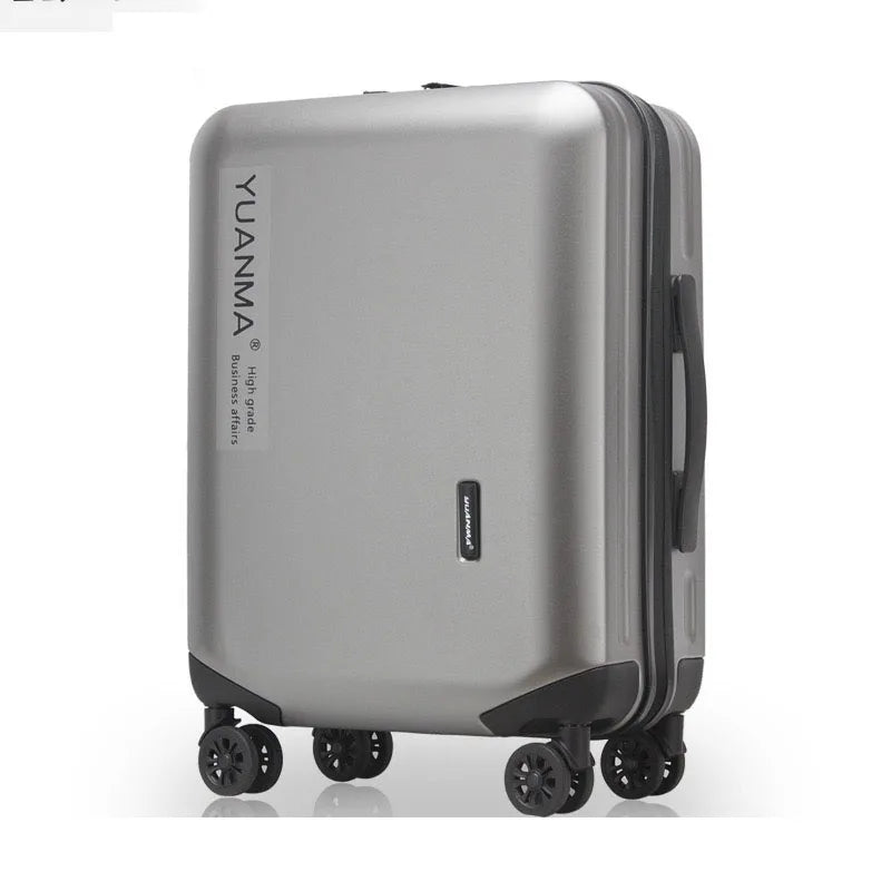 KLQDZMS Japanese Luggage Female Horizontal Bar Luggage Student Mute Universal Wheel Suitcase Strong And Durable Boarding Case Aimak Store