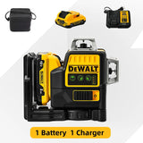 Dewalt DW089LG Laser Level 12 Line 3 Sides*360 Degree Vertical Lines Laser Level Meter Outdoor Uses 12V Lithium Battery Aimak Store