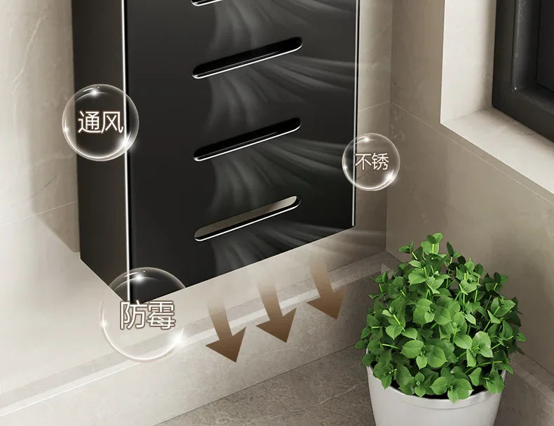 kitchen accessories organizer，Kitchen knife storage box, knife holder, non-perforation, wall-mounted rack, kitchen items Aimak Store