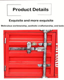 Coffee table, side table, industrial style cabinet, iron bedside table, creative bedside cabinet, small storage cabinet Aimak Store