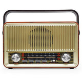 Portable Wooden Retro Bluetooth Speaker Radio FM / AM / SW  Card TF USB MP3 Music Player Aimak Store